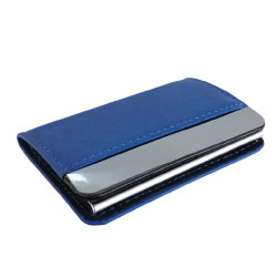 Business Card Holder Blue